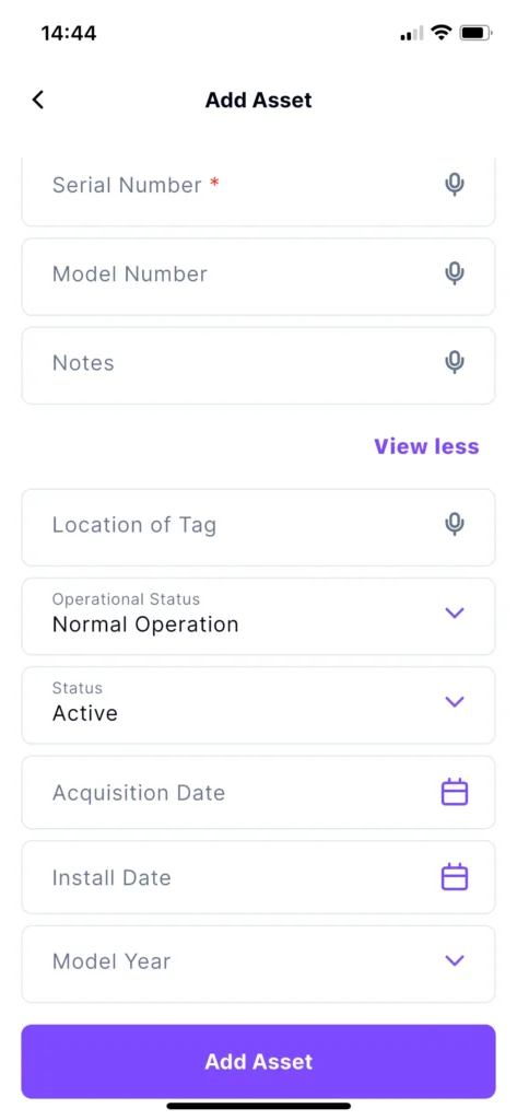 Tag Wizard - Asset Tagging App - Technical & Model Details