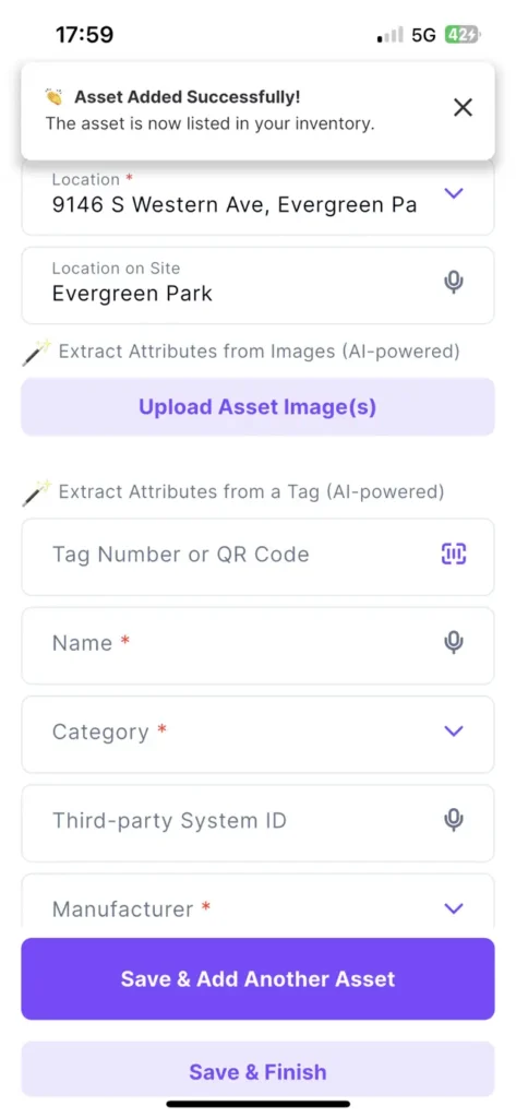 Asset Added - Tag Wizard