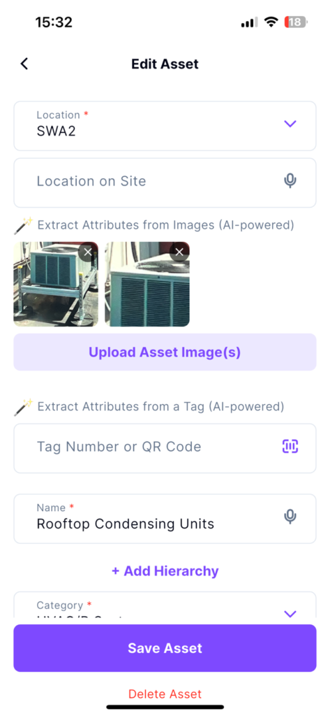 Add Asset Hierarchy - Tag Wizard