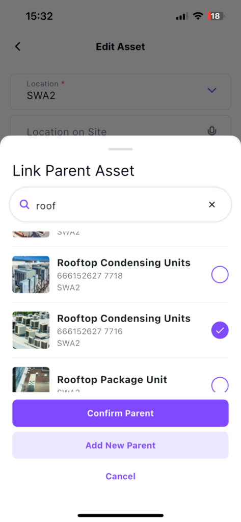 Link Parent Asset - Tag Wizard