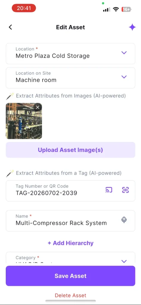Tag Wizard - Edit Asset - NFC Linked