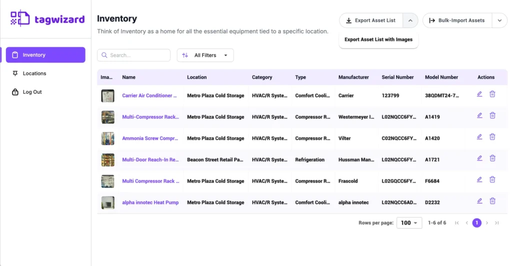 Tag Wizard - Export Asset List with Images