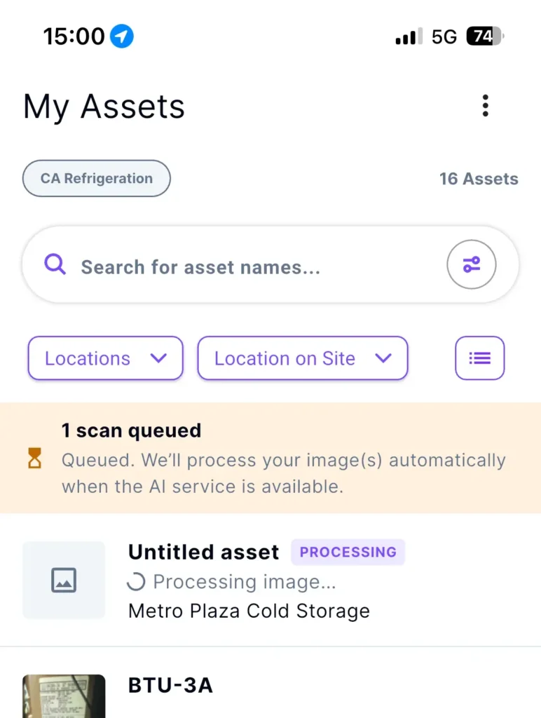 Asset Added to Queue - processing